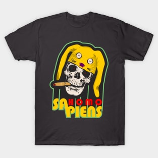 Homo Sapiens Skull. T-Shirt